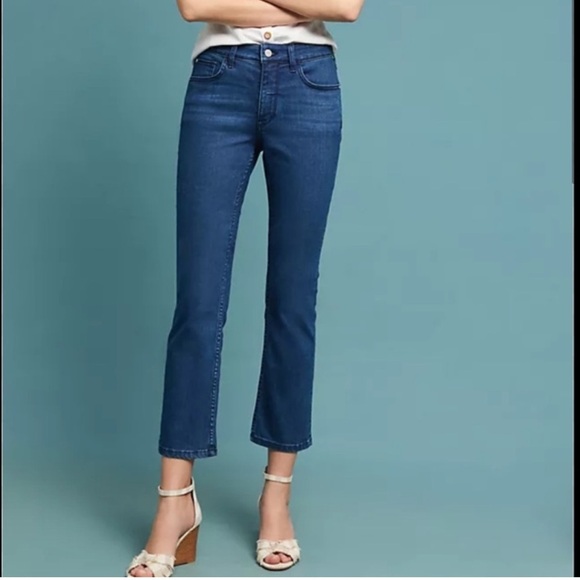Anthropologie Pilcro High Rise Cropped Bootcut Jeans 30 - Picture 2 of 8